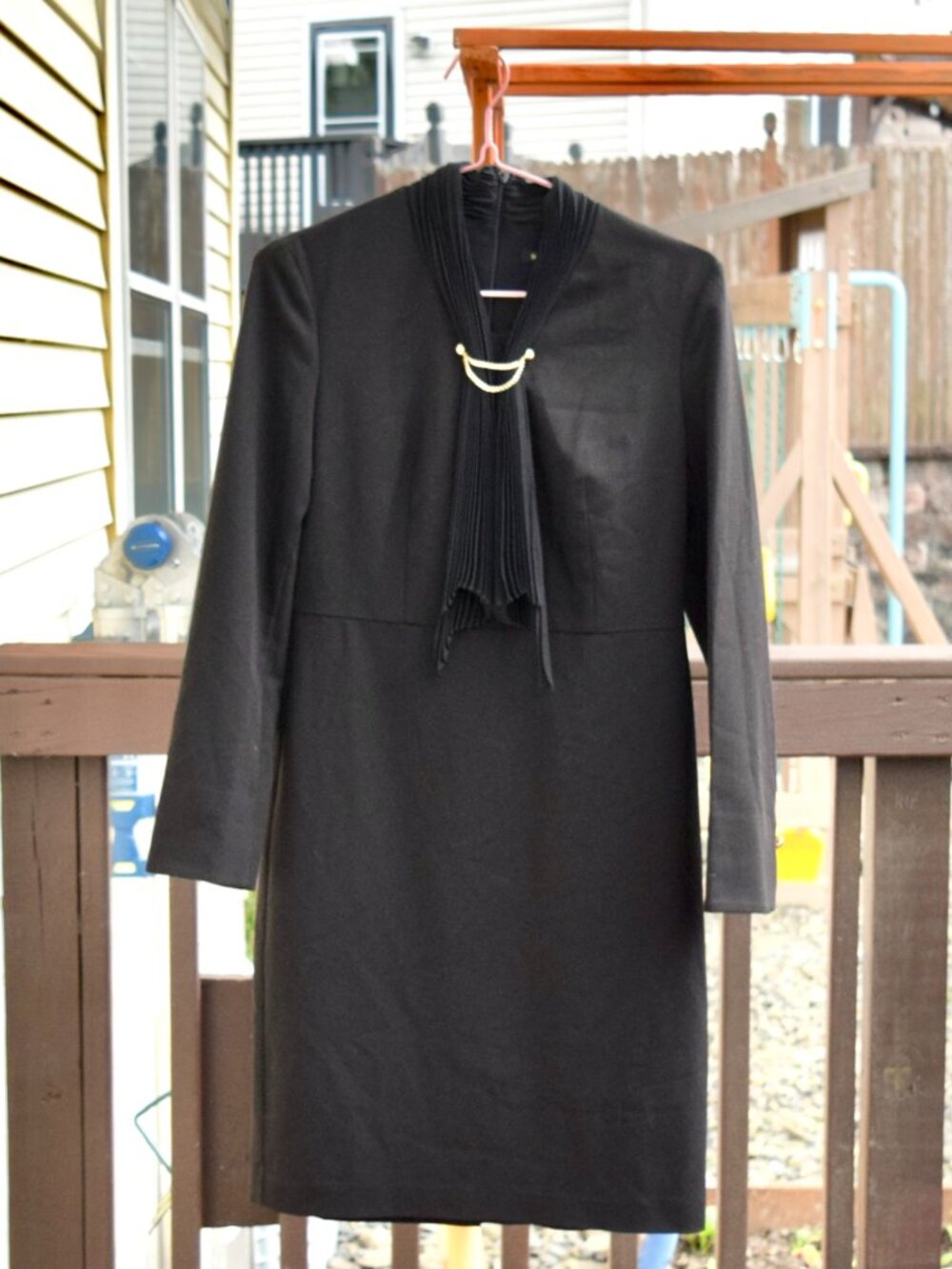 Black Long Sleeve Dress - Scofield